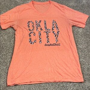 Oklahoma City thunder leopard print T medium